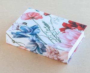 Jotter Pad – Flowers Blue Pink Whimsical