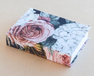 Jotter Pad – Old Rose White Hydrangea Black