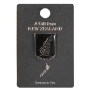 New Zealand Silver Fern Sheild Badge