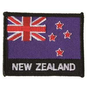 Badges: NZ Flag Iron On  Patch Small