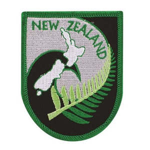 Map & Fern Iron On Patch