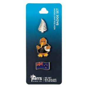 Kiwi Rugby Badge Set