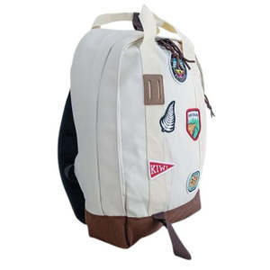 Bags: NZ Badges Backpack - Cream