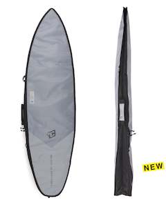 Diamondtech Boardbags: SHORTBOARD DAY USE DT2.0 : TITANIUM BLACK
