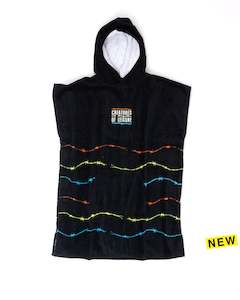 Surf Towels And Ponchos: Grom Poncho - Multi Barbwire