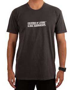 Apparel: Global Hardware Tee: Washed Black