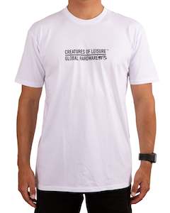 Global Hardware Tee : White