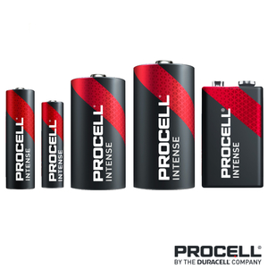 BATTERY ALKALINE [Procell]: AAA, AA, C, D, 9-Volt