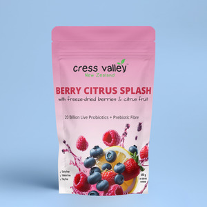 Products: Cress Valley Berry Citrus Splash 150g | Probiotics NZ