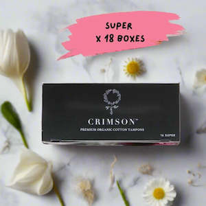 Tampons: Super Organic Tampons - 18 Box Workplace Pack