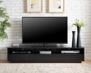 Suave1800 Lowline Cabinet - Black (1800W X 400D X 365H)