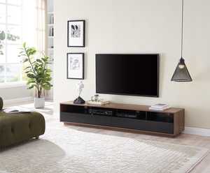 Suave TV Cabinet 200cm - Dark Oak