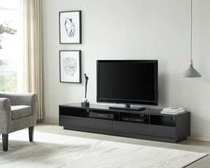 Suave TV Cabinet 200cm - Black