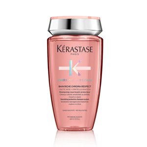 Products: Bain Chroma Respect Shampoo Fine Coloured Hair
