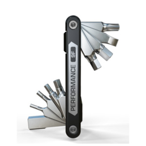Pro Performance Mini Tool - Alloy, 9 Functions