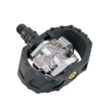 Pedals: Shimano M424 Dualside Clipless/Flat Pedal