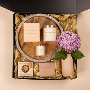 Gift Boxes: Goodies on Silver Tray