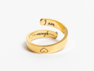 Gift Box Items: I Am Enough Ring