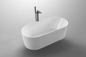 Blanc II In-Line 1700mm Oval Freestanding Bath