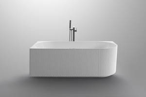 Cape In-Line 1700mm Back To Wall Freestanding Bath (Right-Hand direction)