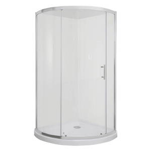 Coromandel 940X940 Corner Single Sliding Door Round Shower in Chrome Extra Height