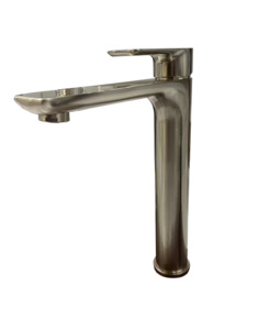 Basin Mixers Crown Bathrooms: Key Tall Basin Mixer Brushed Nickel