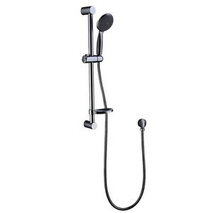 Products: Matte Black All Pressure Round Slide Shower Head