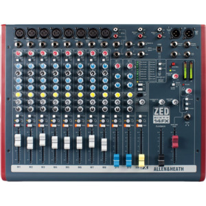 Products: Allen & Heath ZED60-14FX Mixing Desk
