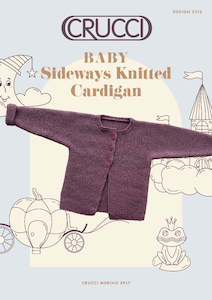 Patterns Merino 8ply: Crucci Knitting Pattern 2312 Baby Cardigan