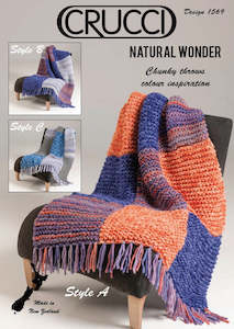 Homewares: Crucci Pattern 1569 Chunky Throws