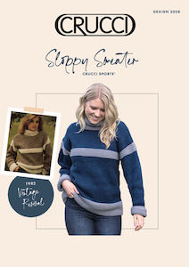 Crucci Knitting Pattern 2028 Sloppy Sweater