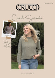 Winter 2020 Pattern Collection: Crucci Knitting Pattern 2019 Carol Sweater