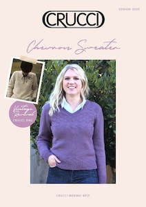 Crucci Knitting Pattern 2025 Chevron Sweater