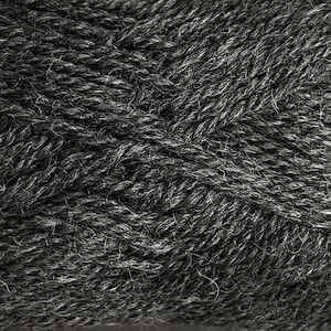 Woolly Red Hut Naturals 8ply: Woolly Red Hut Naturals 8ply Wool 104 Charcoal