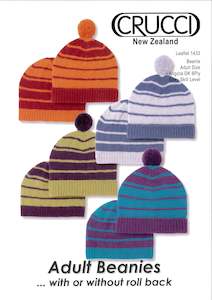 Crucci Pattern 1433 Adult Beanie