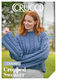 Crucci Knitting Pattern 2501 Cabled Cropped Sweater