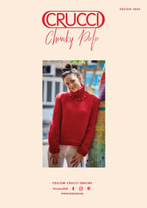 Winter 2018 Patterns: Crucci Knitting Pattern 1808 Chunky Polo