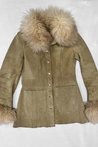 Something Special: Stunning Suede and Shearling Jacket