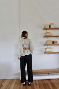 Something Special: Fran Shirt - Green Stripe - XS