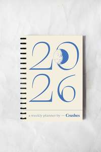 Diaries: 2026 Weekly Diary Cream + Blue
