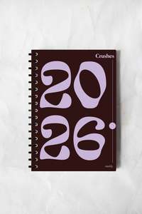 Diaries: 2026 Weekly Diary Maroon