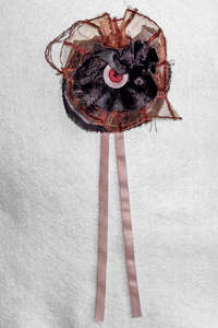 Fashion: Rosette - Brown Blush and Rust