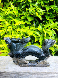 Vocanic agate dragon hand carved to perfection CrystaLandnz