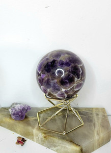 Products: Chevron Amethyst sphere CrystaLandnz