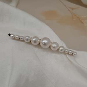 Hair Pieces: Audrey - tapered Crystal Passions sets of pearl bobby pins
