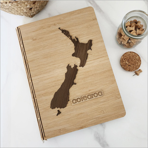 Products: Bamboo Journal: Aotearoa NZ River Rimu Veneer (rrnznb)Bamboo Journal with replaceable book