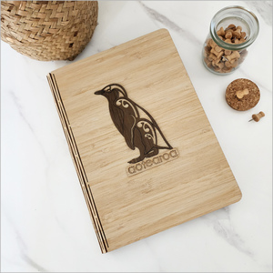 Products: Bamboo Journal: Korora/Penguin River Rimu Veneer (rrkpnb)Bamboo Journal with replaceable book