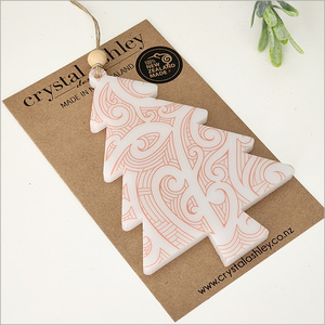 Products: Hanging Ornament Printed : Tree 13 (KWW2) (ont13)Satin Acrylic Ornaments