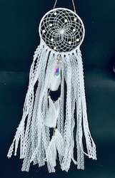 Dream Catchers: White Lace Dream Catchers