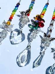 Sun Catchers: Small Butterfly Rainbow Sun Catchers